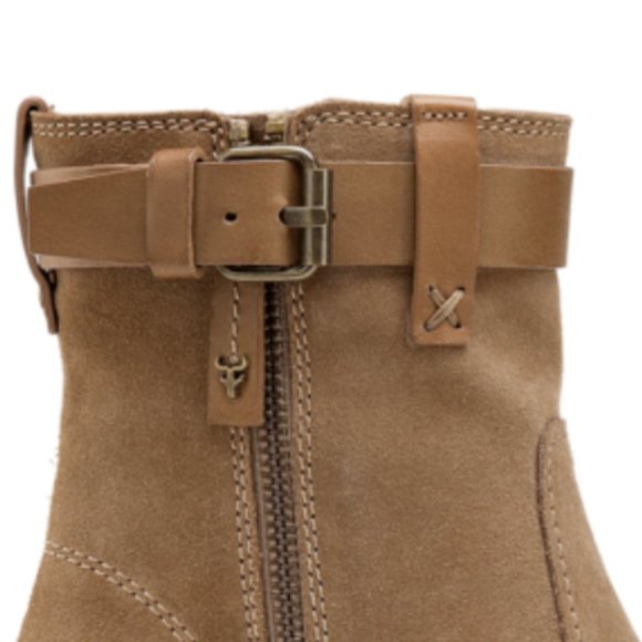 TRASK Madison Waterproof Suede Ankle Bootie 6.5 - Picture 5 of 8